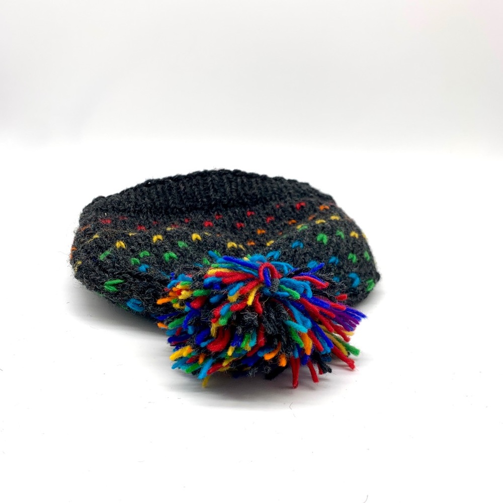Colorful Wool Beanie - Picture 3 of 5